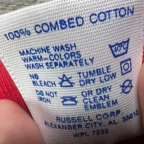 Vintage Golden Gate Bridge San Francisco Red Graphic T-Shirt Jerzees XL - Picture 10 of 10